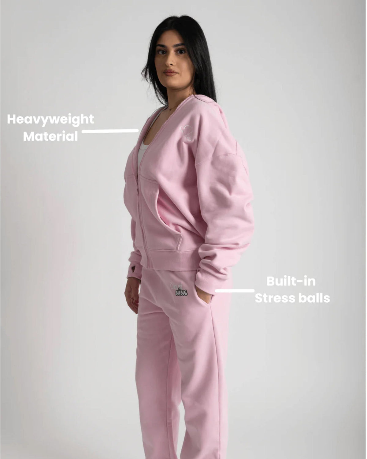 Weighted Sensory Zip-Up Hoodie Zerya