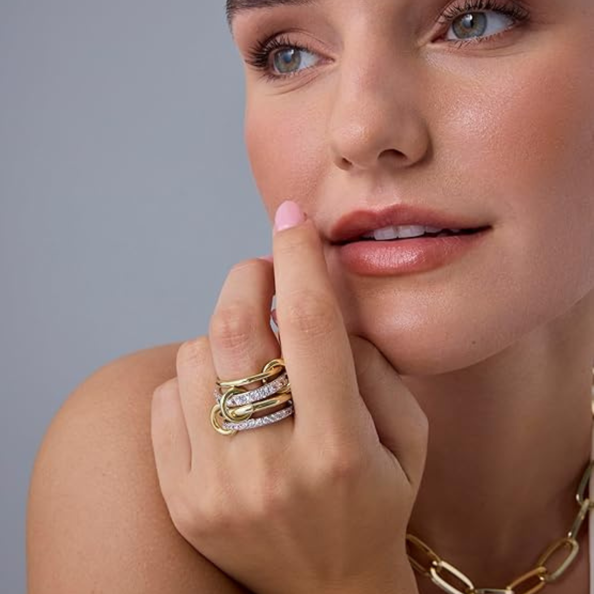 Pavoi Stacked Ring (14k Gold-Plated)