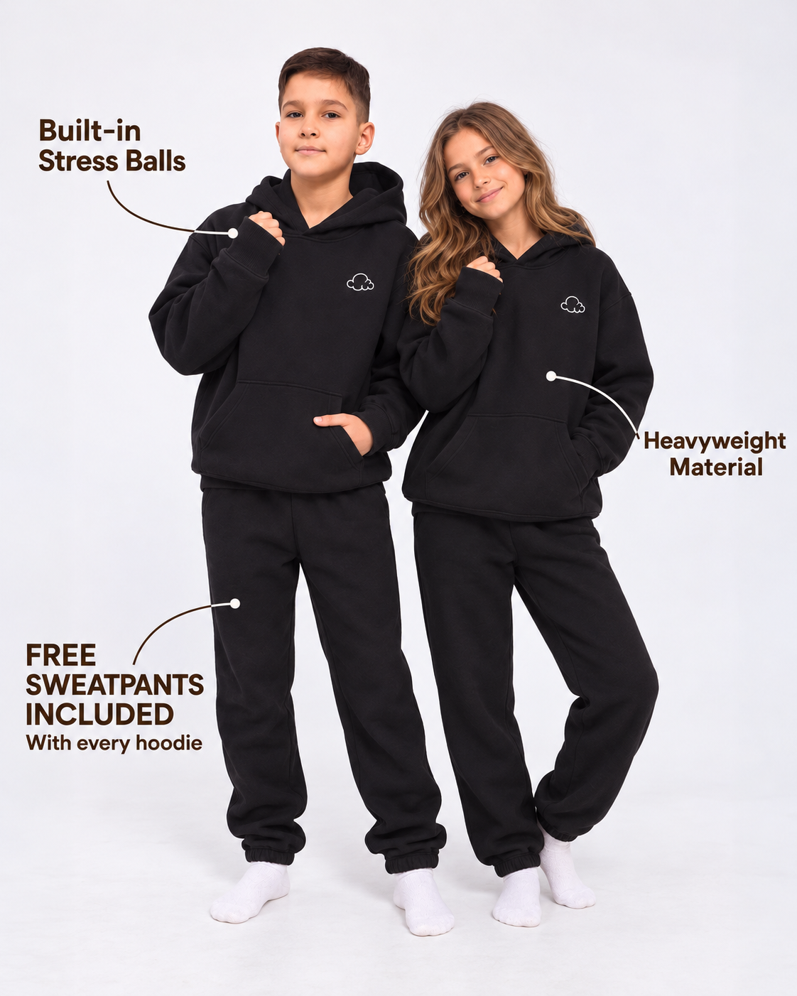 KIDS Grounding Hoodie (+ FREE Sweatpants)