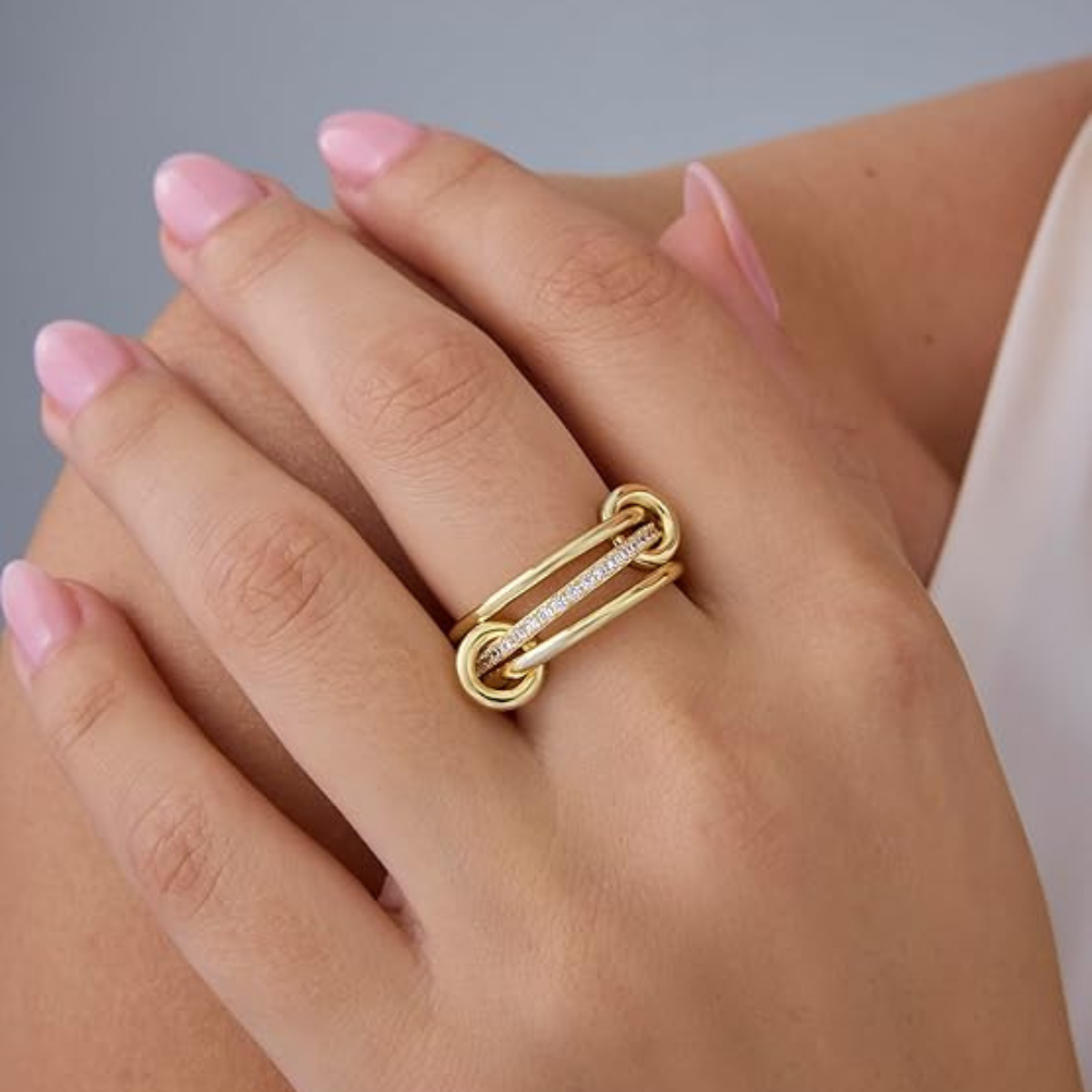 Pavoi Stacked Ring (14k Gold-Plated)