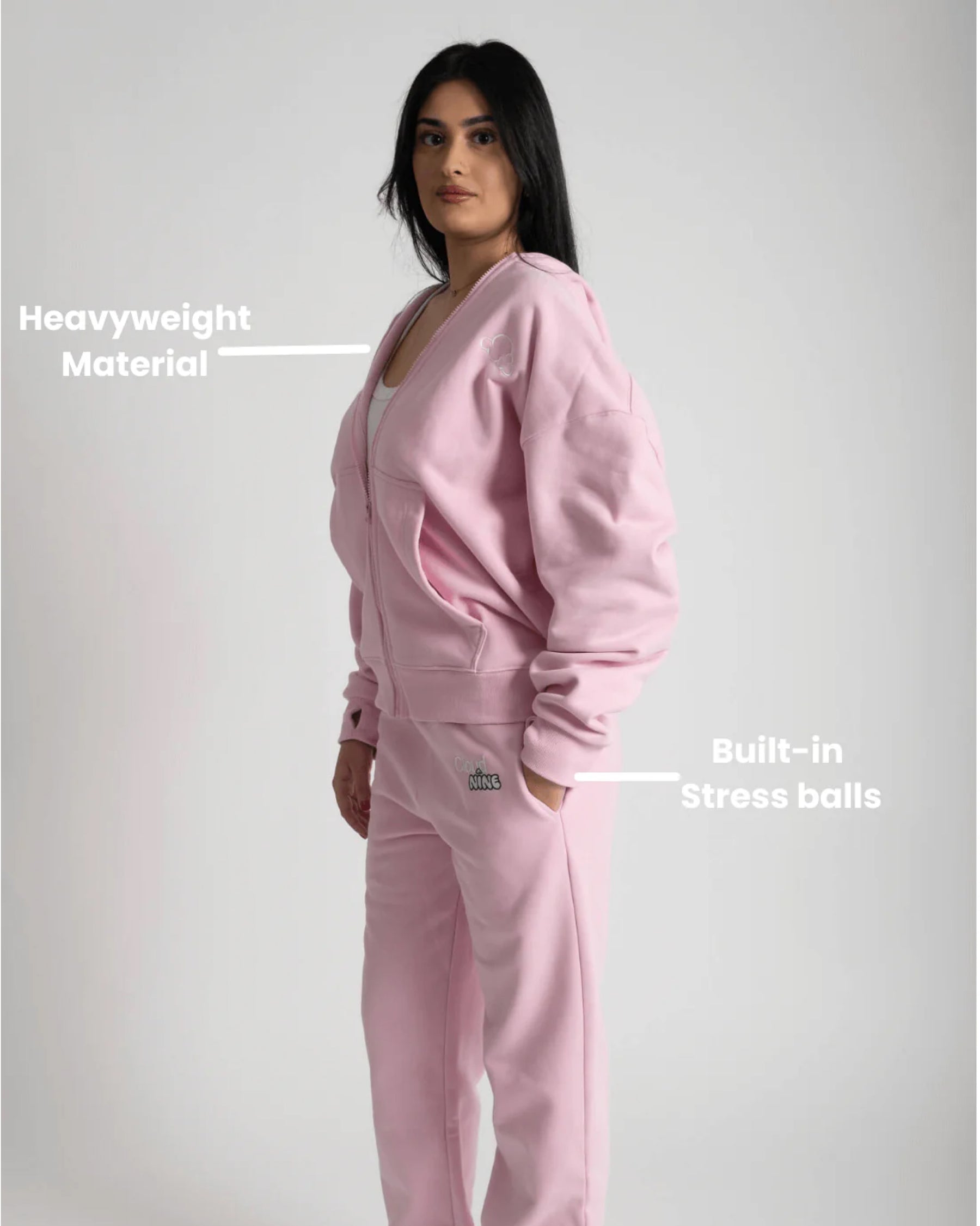 ADHD & Anxiety Relief Zip-Up Hoodie