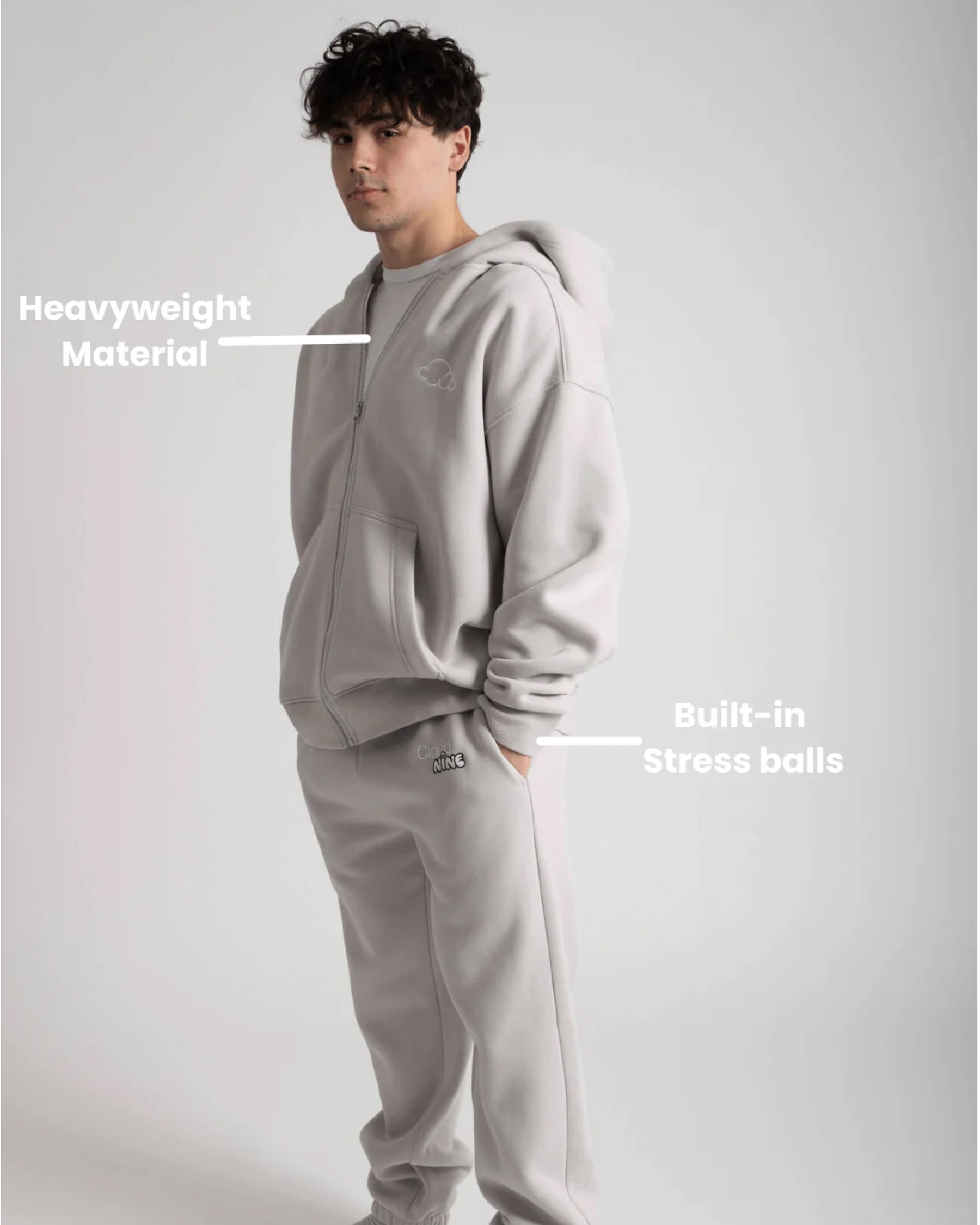 ADHD & Anxiety Relief Zip-Up Hoodie