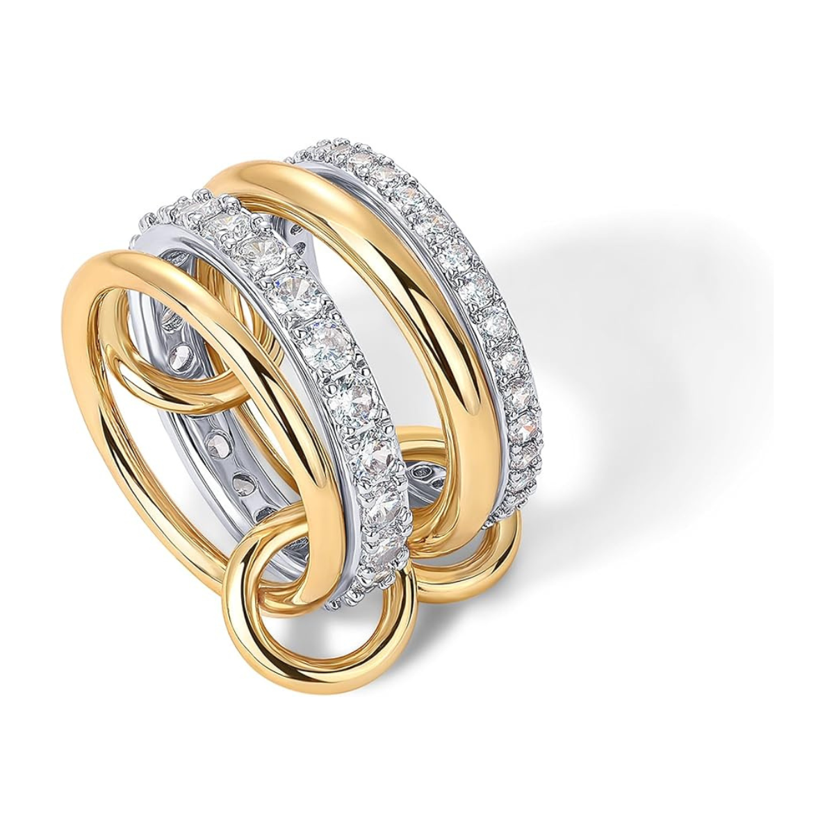 Pavoi Stacked Ring (14k Gold-Plated)