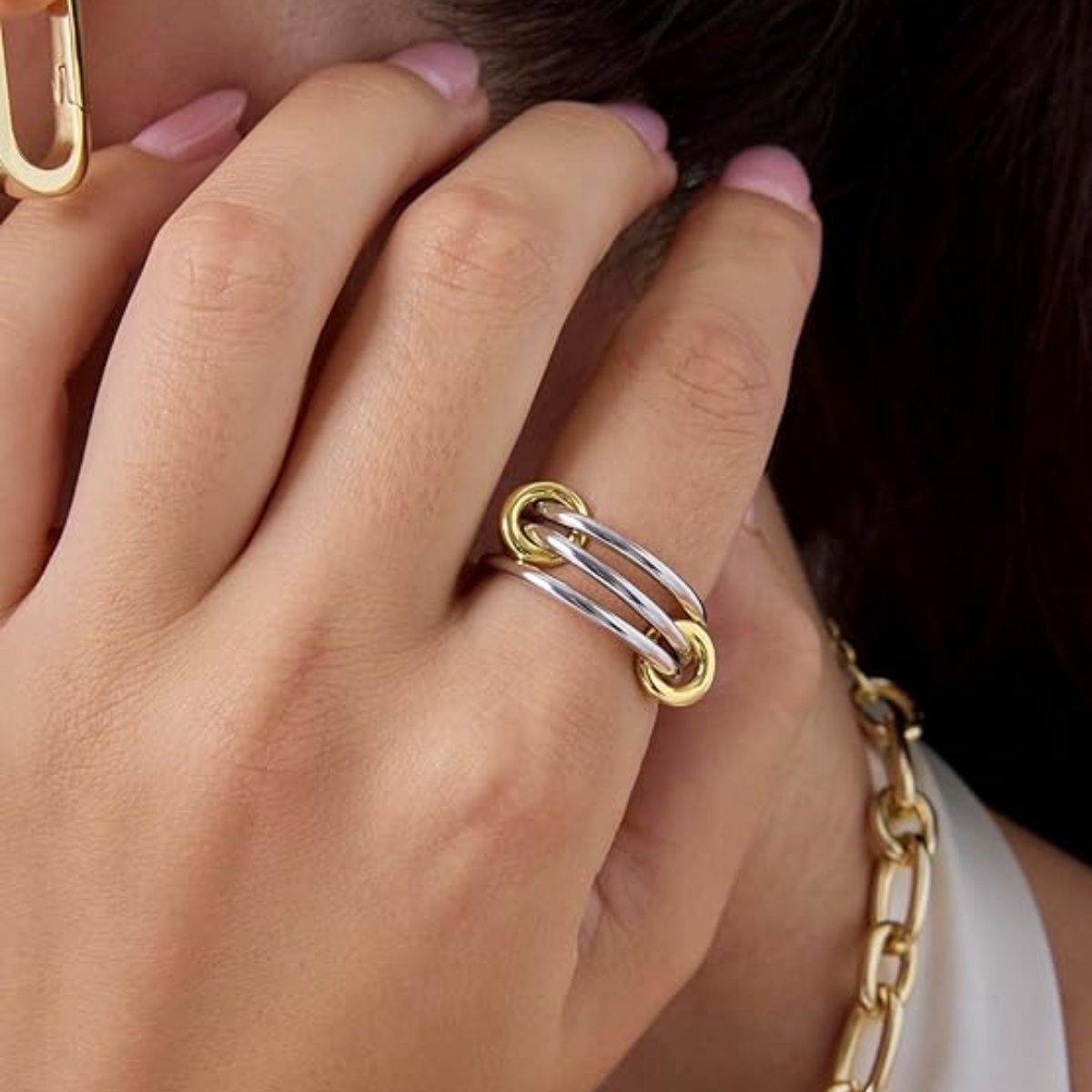 Pavoi Stacked Ring (14k Gold-Plated)